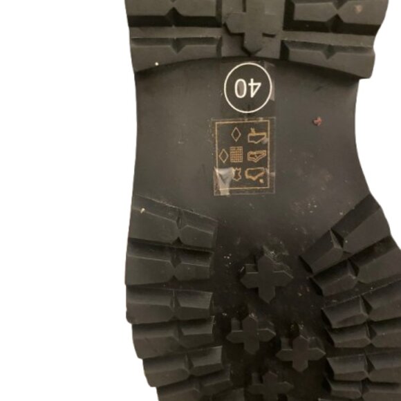 Brand Carvela Boot Sz.40..MADE IN INDIA Blk.Leather - Picture 12 of 13